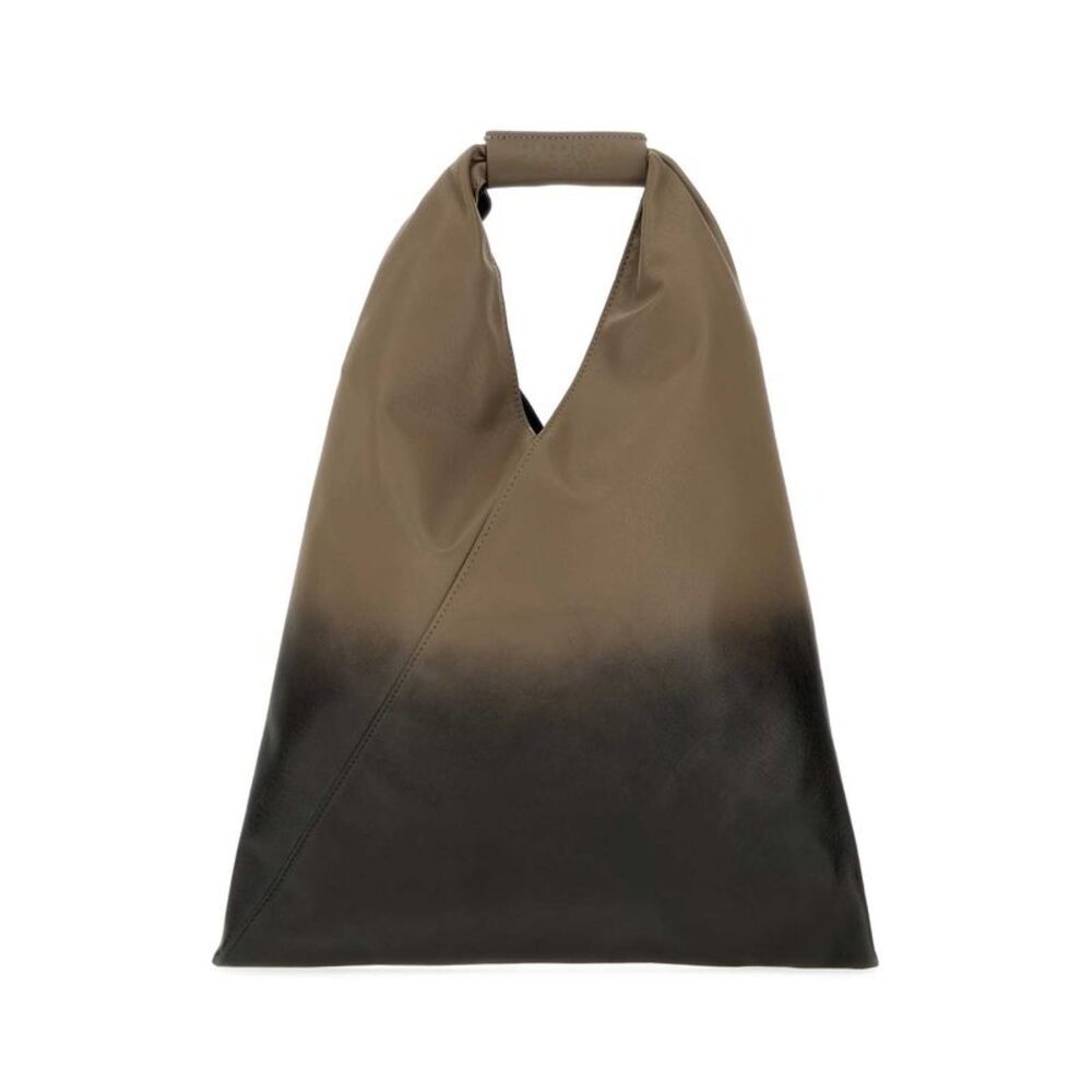 Mm6 Maison Margiela Women Two-Tone Synthetic Leather Small Japanese Handbag